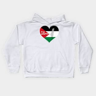 Free Palestine Kids Hoodie